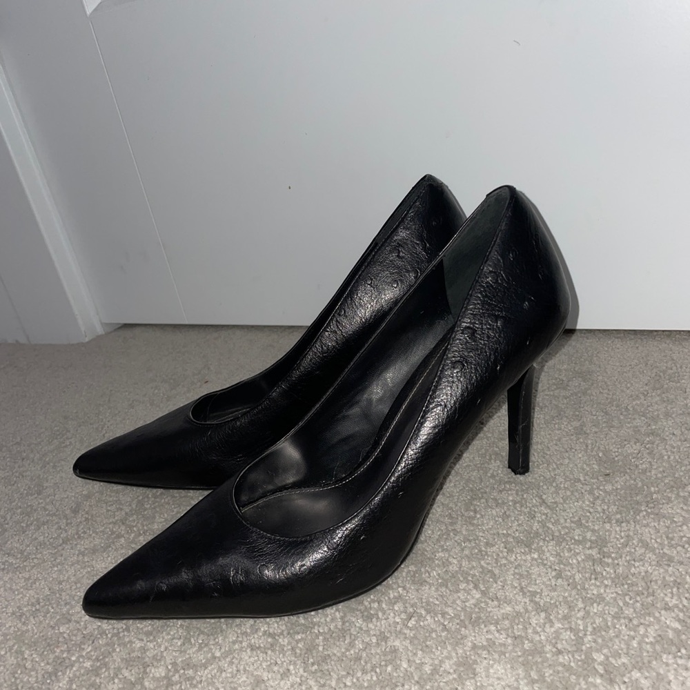 Ralph Lauren Sarina Leather Heels